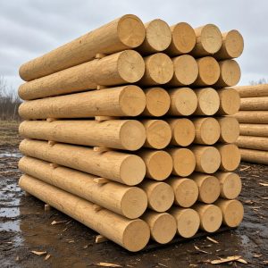 Оцилиндрованное бревно 240х6000 мм