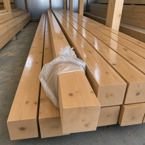 Брус строганный лиственница 100x100x6000 мм